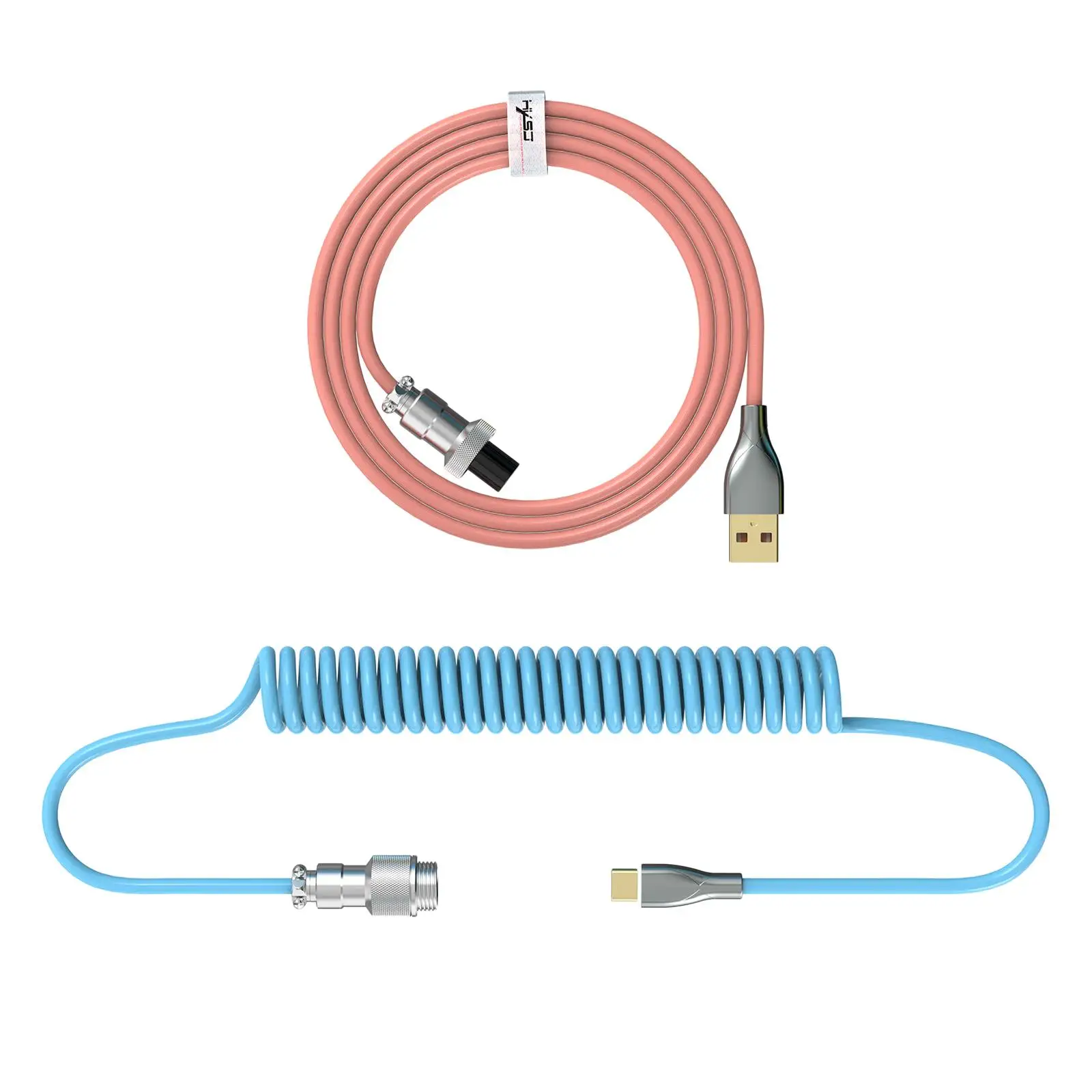 

Спиральный USB-кабель для клавиатуры, 1,7 м