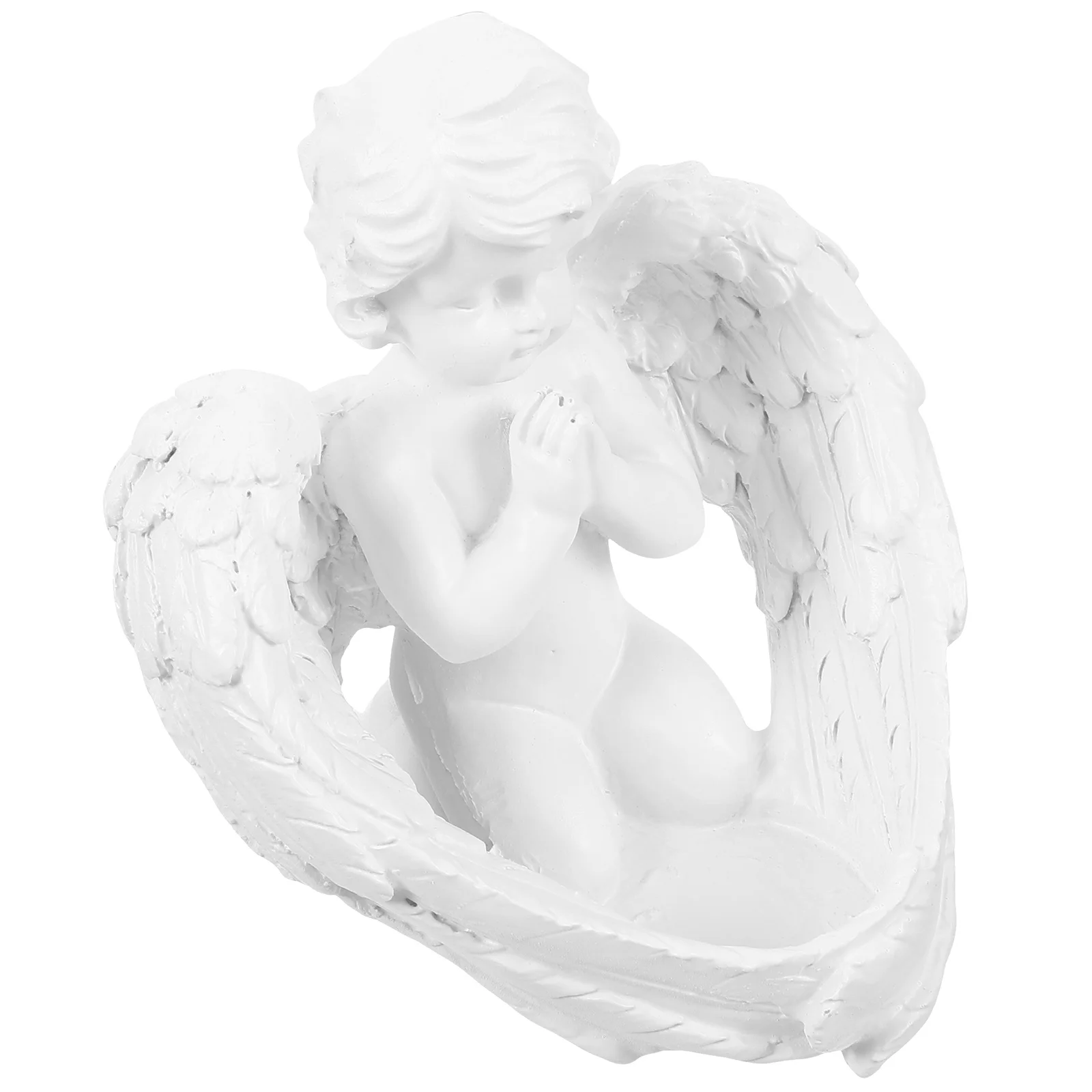 

Angel Wings Candlestick Tealights Resin Holders Decorative Table Centerpiece Decorations Living Room Unique Pillar Window