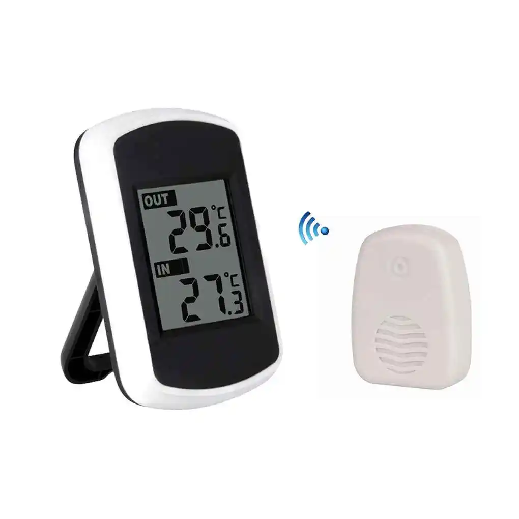 

Digital Wireless Thermometer Remote Indoor Outdoor Temperature Gauge Receiver Transmitter Home Office Use