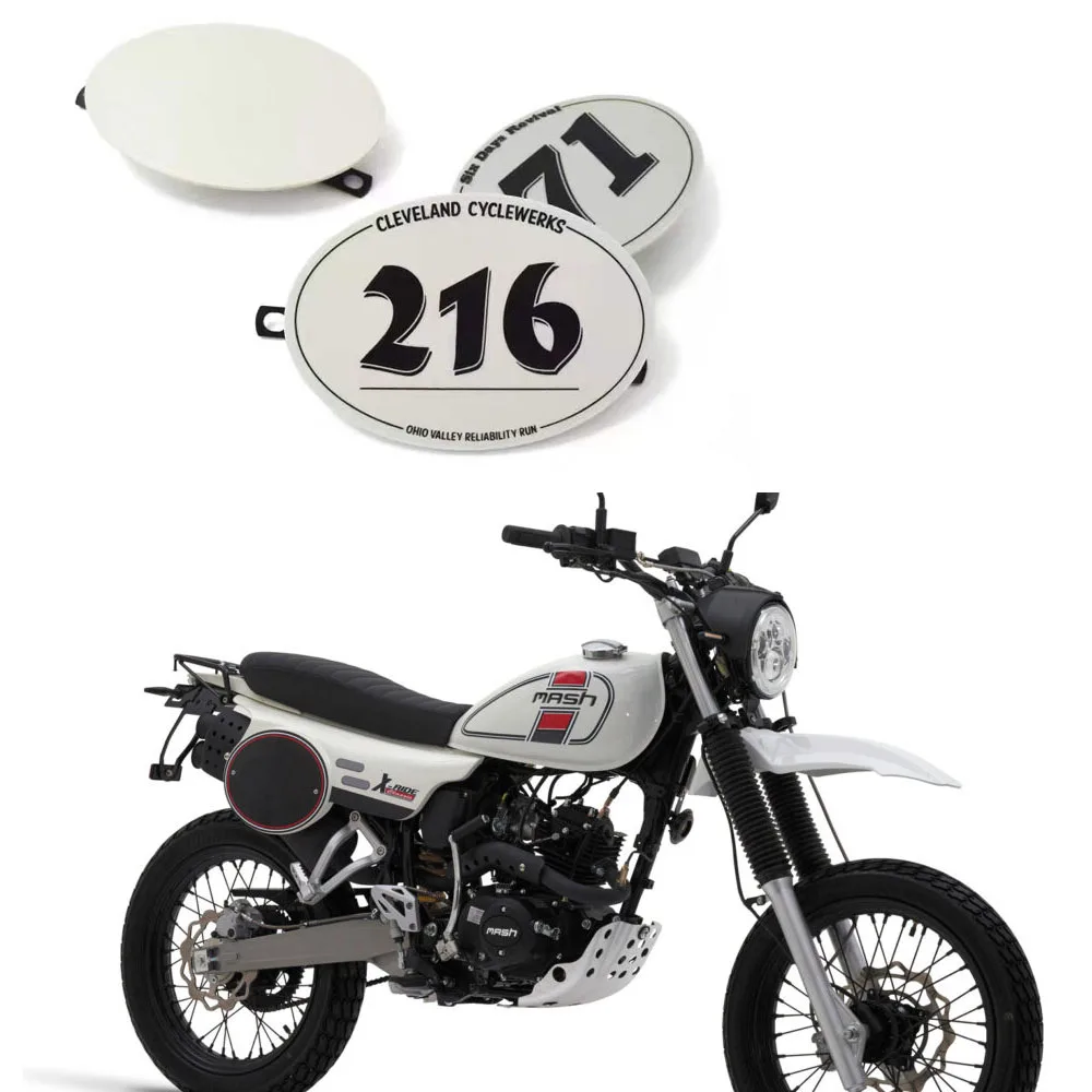 

For Mash X-Ride 50 X-Ride 650 Motorcycle Front License Number Plate Registration Plate Cover