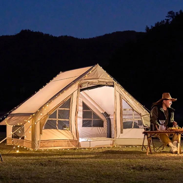 Настраиваемая портативная надувная палатка для кемпинга на открытом воздухе