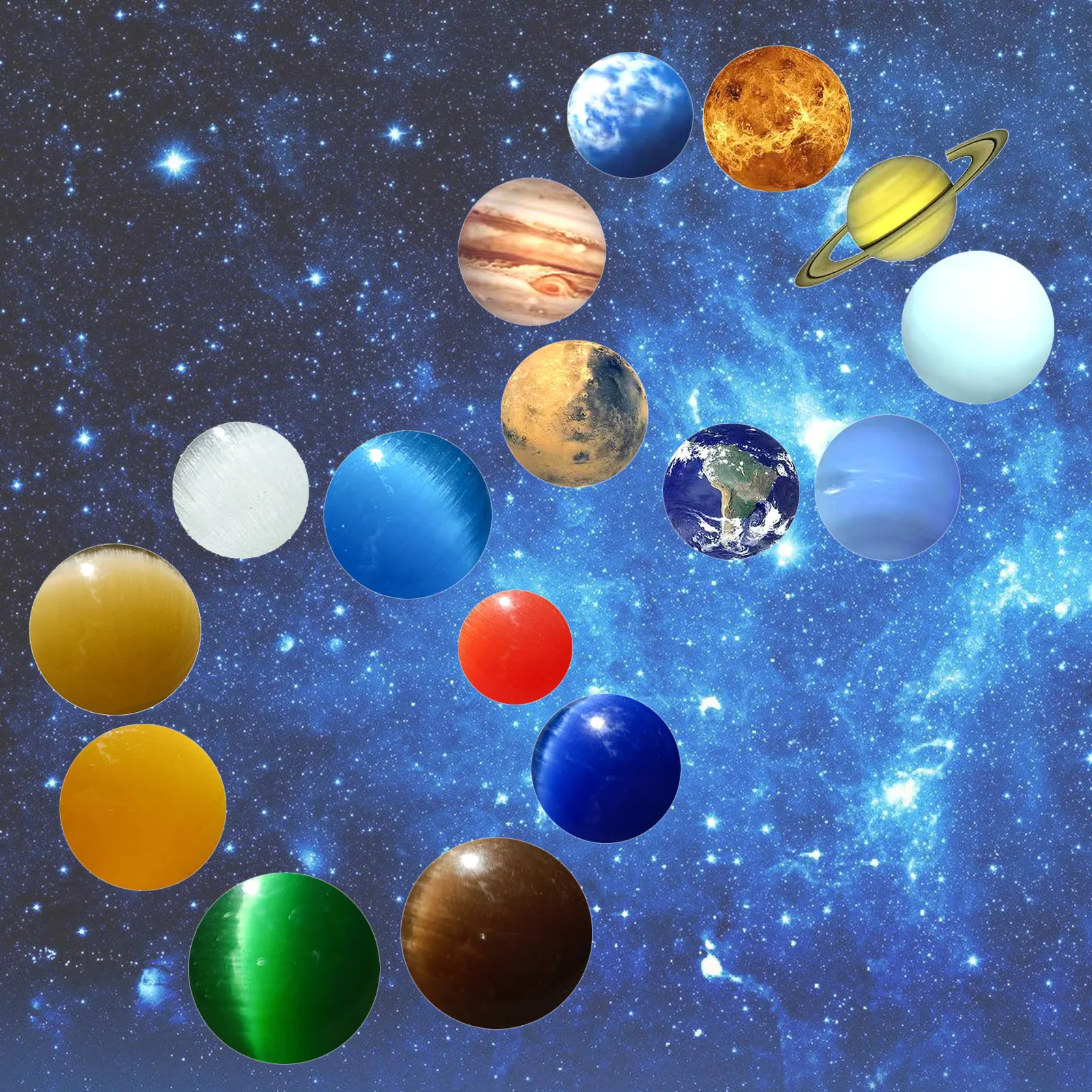 

Набор моделей солнечной системы, набор моделей солнечной системы с опалом, модель солнечной системы, детские развивающие игрушки, Опаловая ...