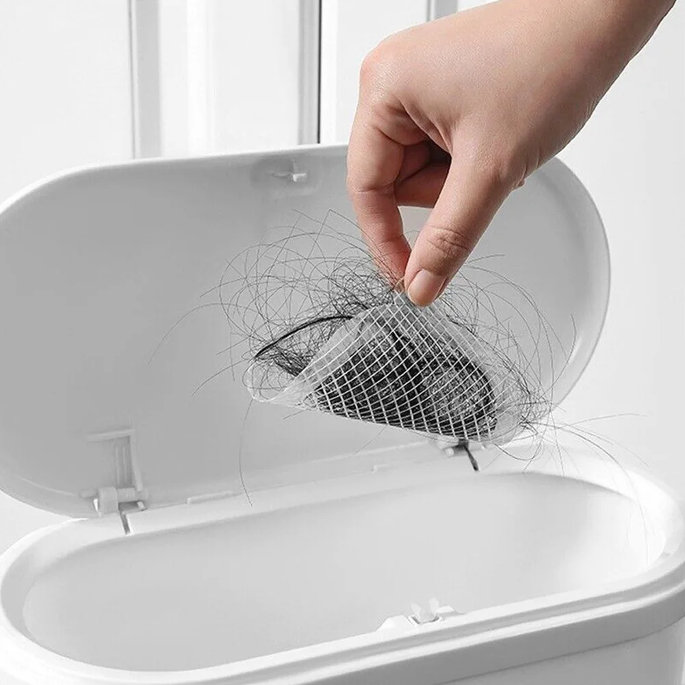

10Pcs Anti-blocking Filter Screen Disposable Floor Drain Sticker Hair Catcher Drain Stopper Cover Kitchen Bathroom Accessories