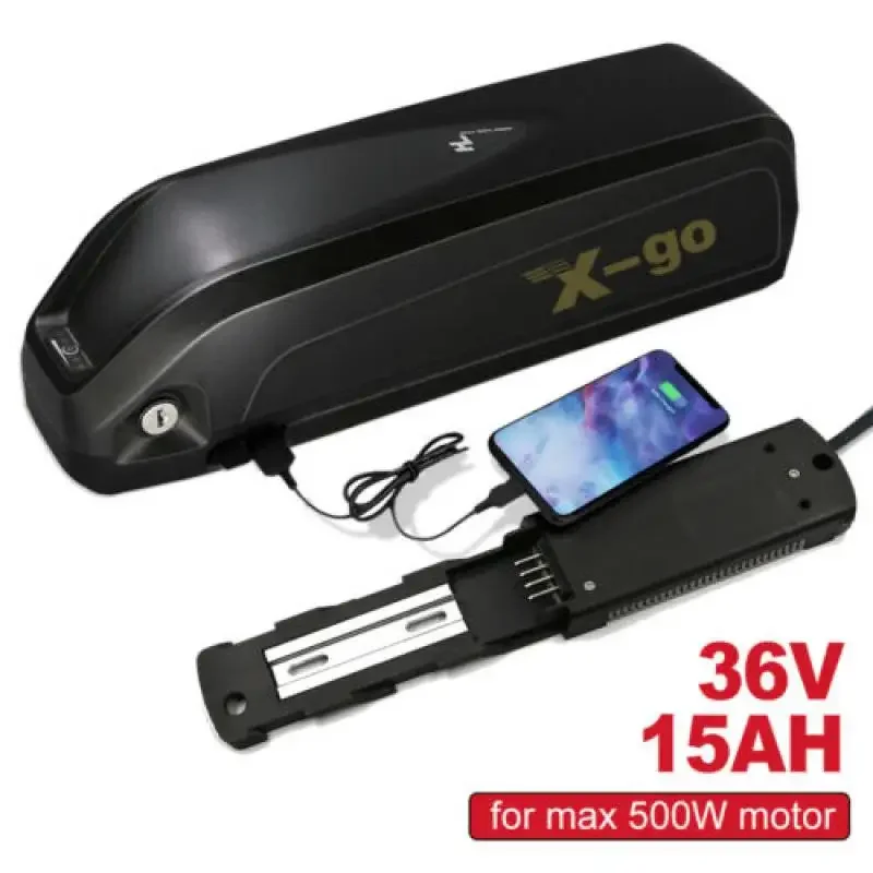 X-go 36 В 15 Ач литиевый аккумулятор для электровелосипеда 18650 двигателя 250 Вт 500 с