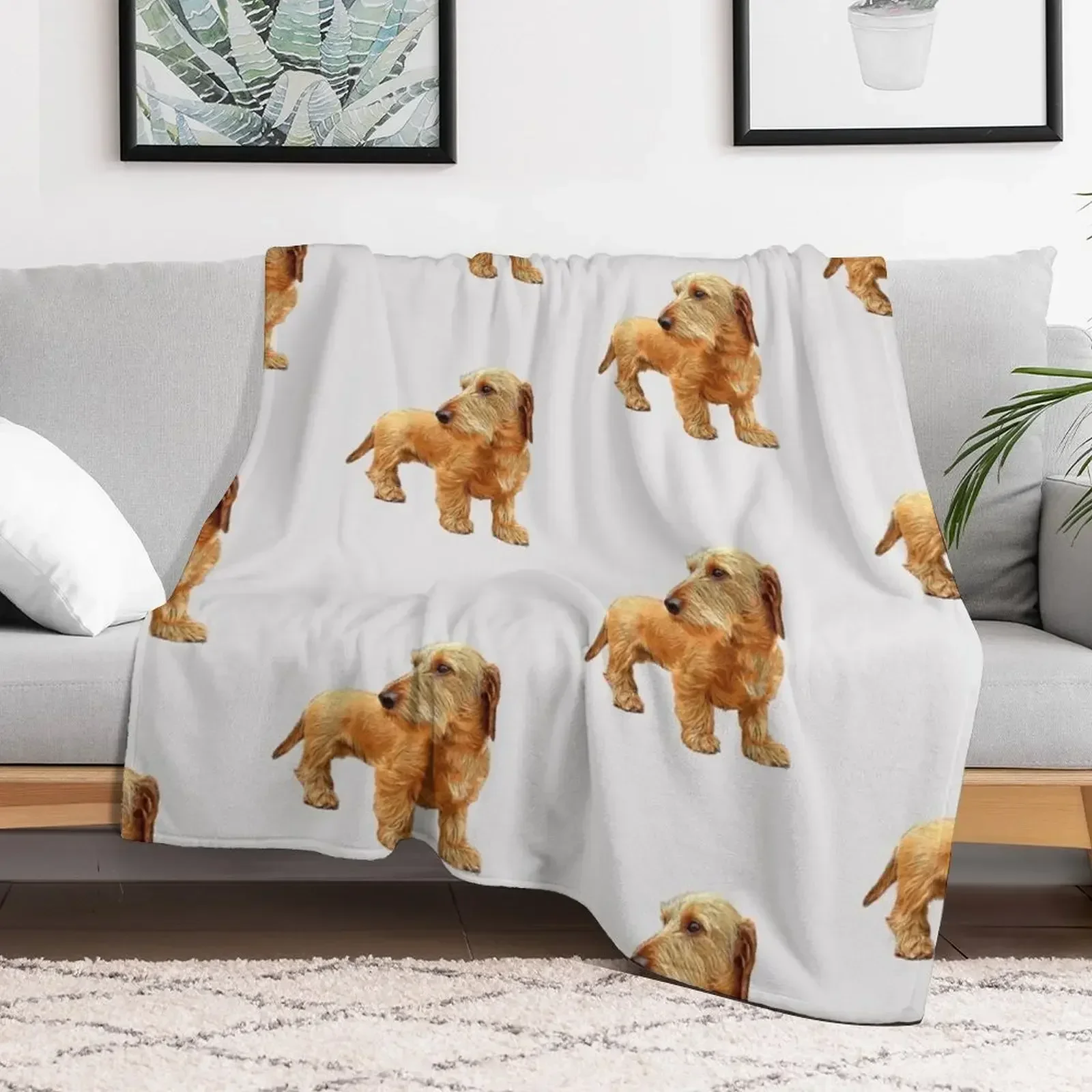 Красная красота из проволоки таксы! Плед-кровать Модный флярный плед на диван