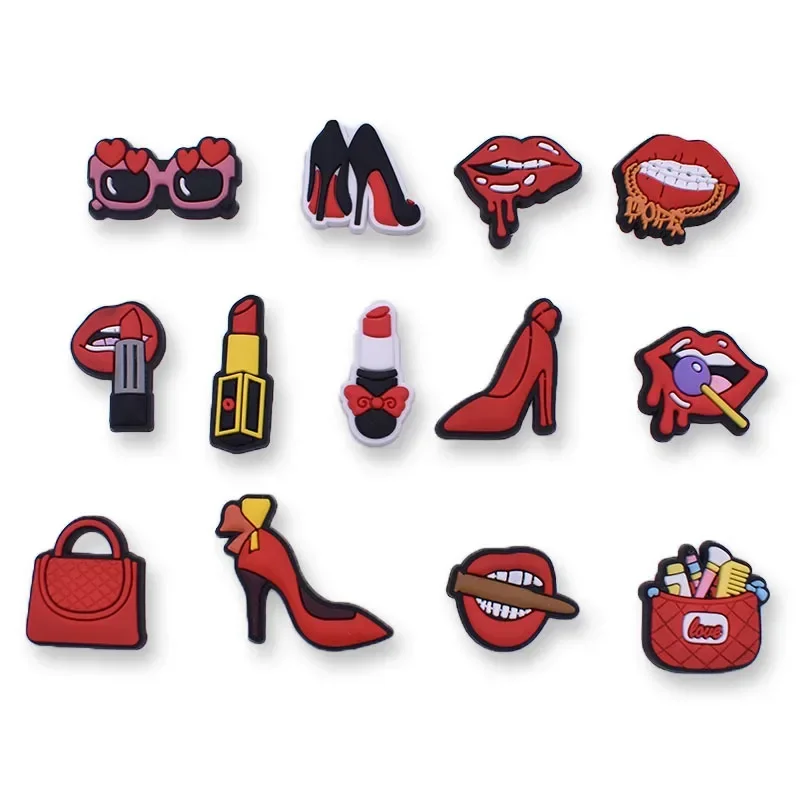 

Лидер продаж, 1 шт., подвески для обуви для макияжа, аксессуары для обуви из ПВХ для женщин и девушек, украшение для браслета, детский подарок