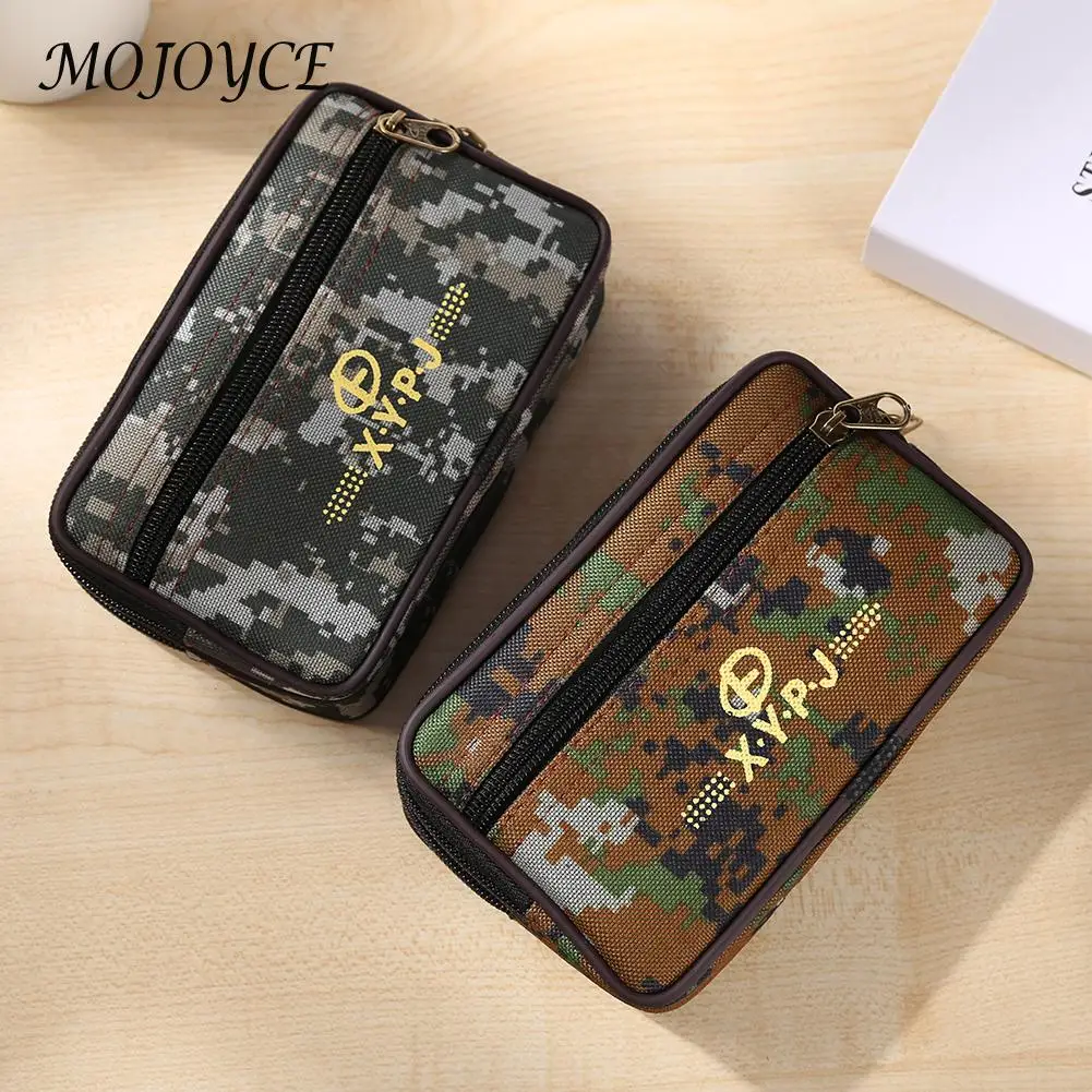 

Camouflage Phone Package Travel Hiking Bags Fashion Nylon Men Printing Wallet Waist Packs Male Card Holder Phone