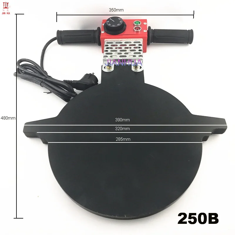 Нагревательная панель JIANHUA для ПЭ труб 250 мм сварочный аппарат Фитинги Для