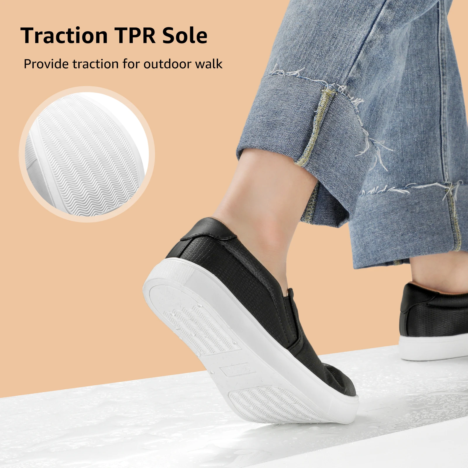 Женские туфли без шнуровки STQ удобные осенние лоферы мягкие деловые повседневные