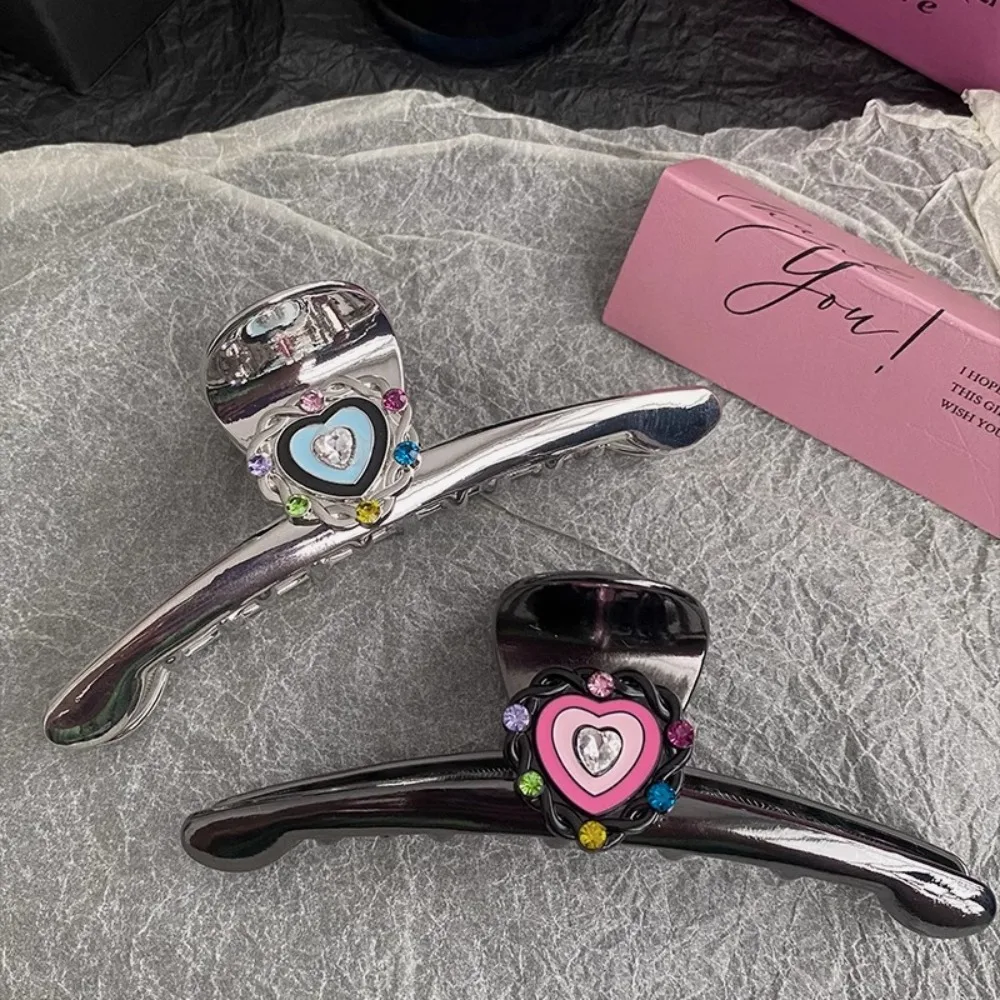 Зажим для волос в Корейском стиле милый зажим форме сердца аксессуары головной