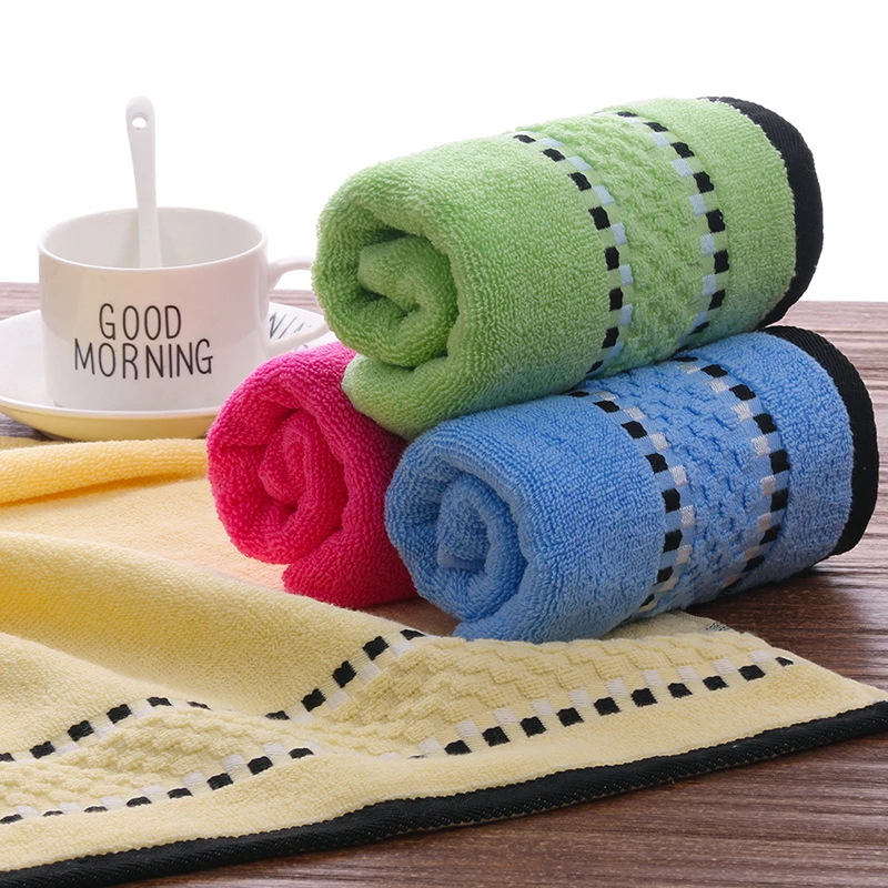 

100% Cotton Face Towel Soft Absorbent Terry Bath Towels Washcloth for Shower Household Travel Gym 30x60cm for Women Men