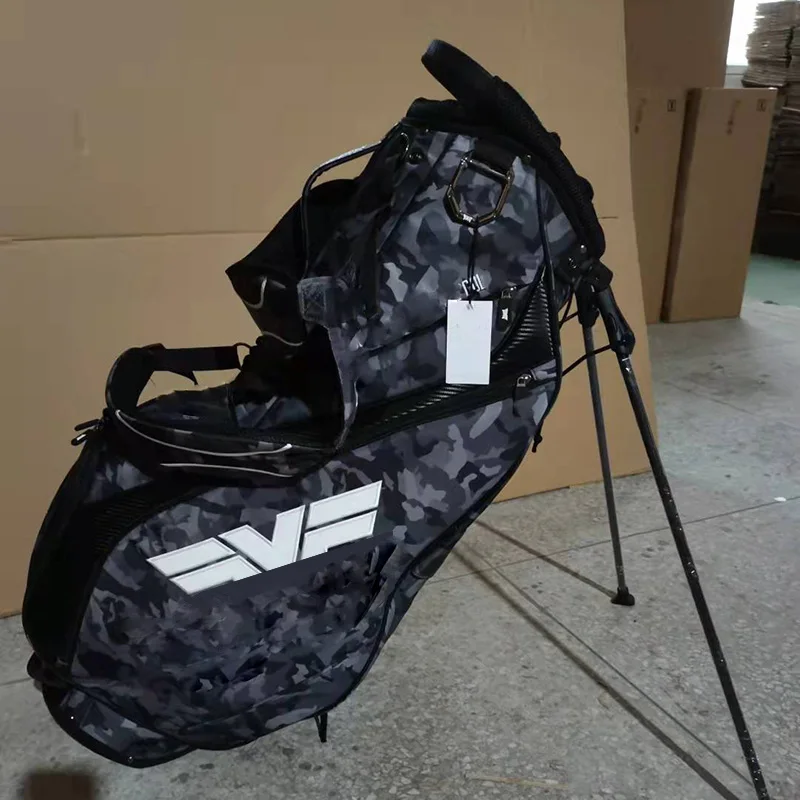 

Camouflage Dark Gray New Golf Bag Stand Bracket Package With Tripod Men Outdoor Sports Travel Bag