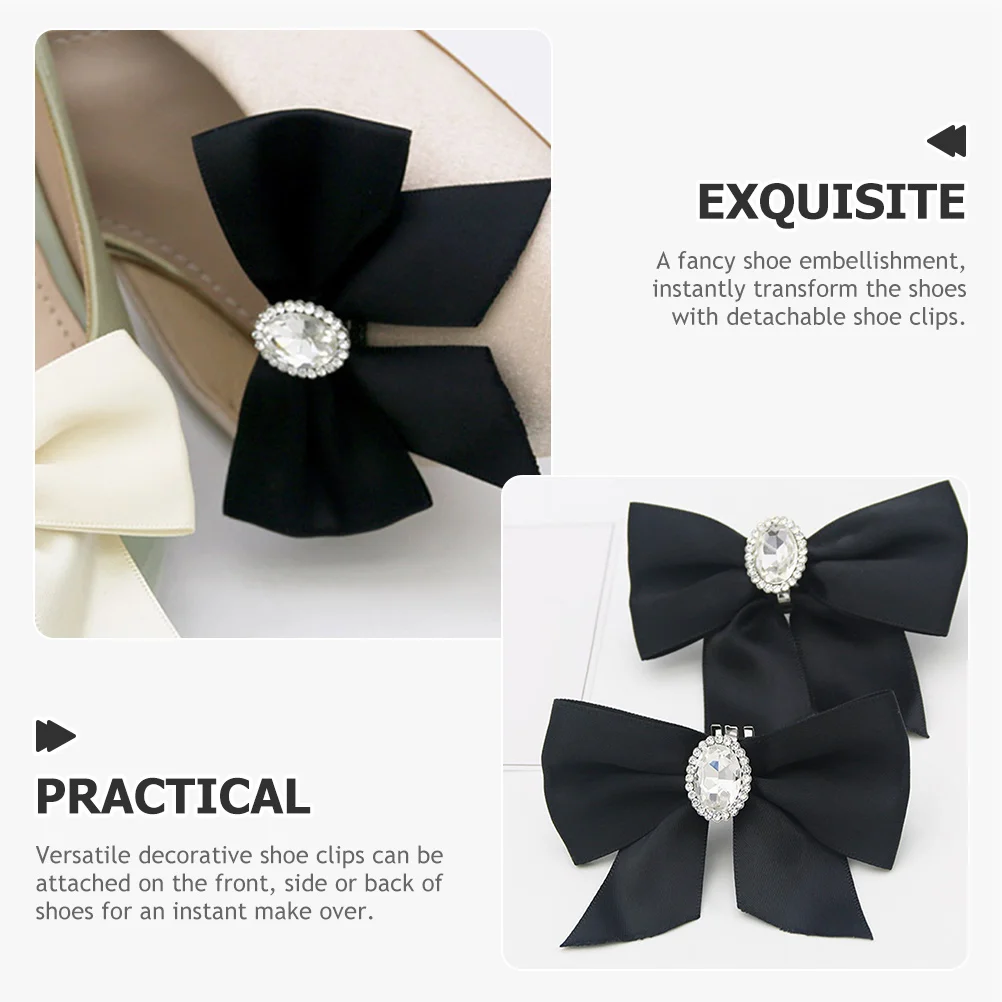 2 шт. зажим для обуви с бантом декор подвески сделай сам зажимы узлом аксессуары