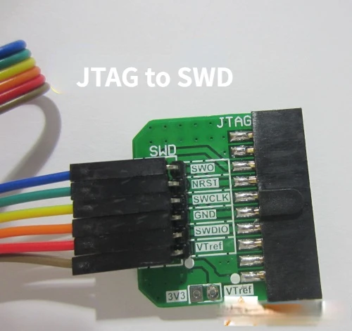 

20P-2.54mm Pitch JTAG Interface to 4P\5P\6P-2.54mm Pitch SWD Adapter Board J-Link