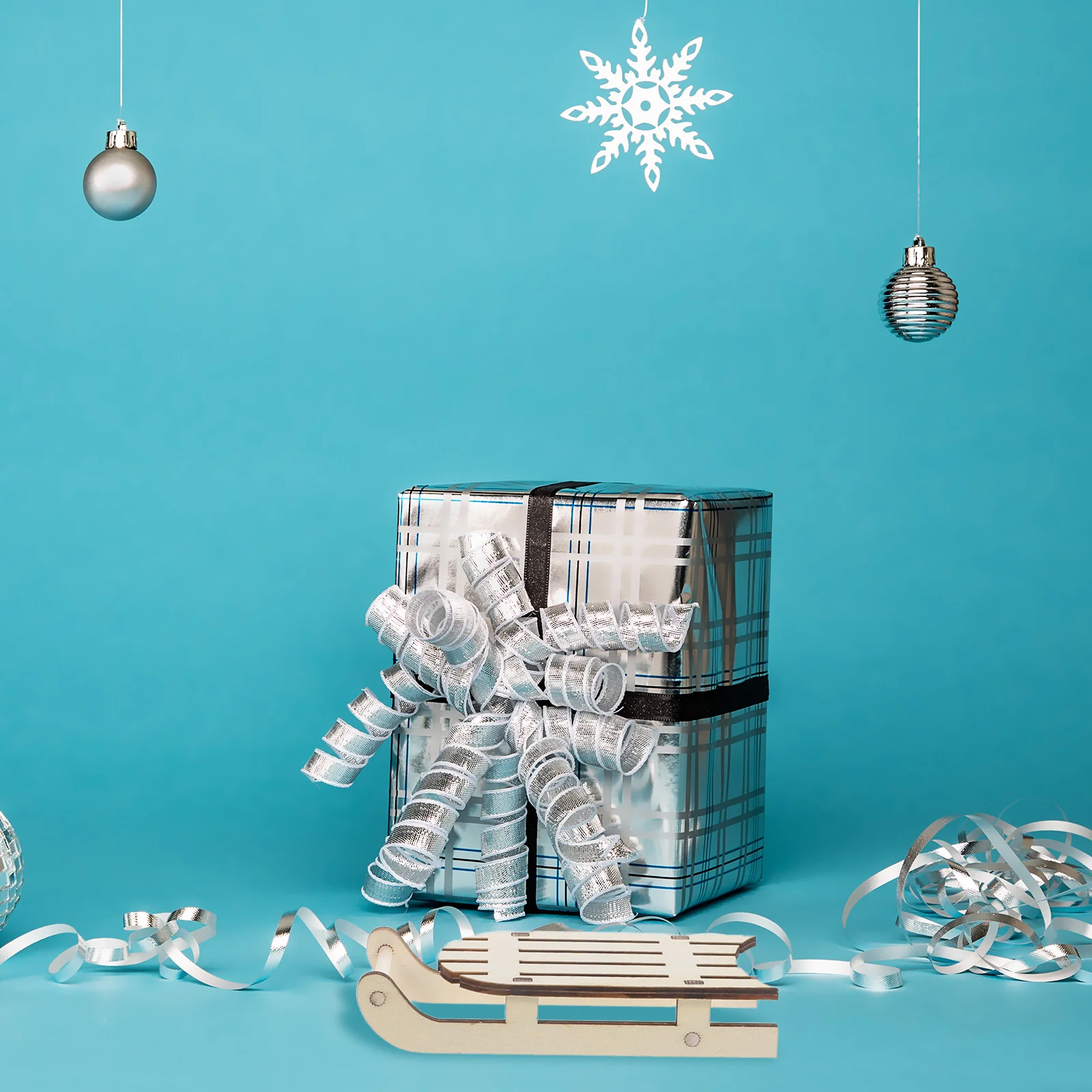 Мини-сани прозрачные акриловые шестиугольные сиденья для карточек свадебный