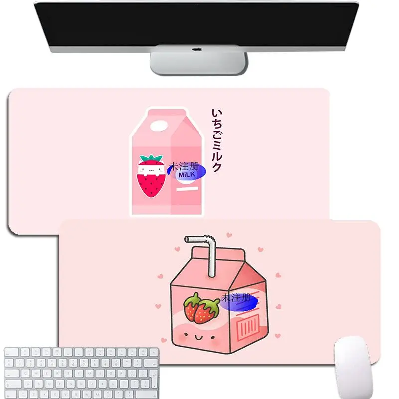 

Kawaii японский клубничный персонализированный кожаный мультяшный аниме игровой коврик для мыши Коврик для клавиатуры коврик для мыши аксесс...