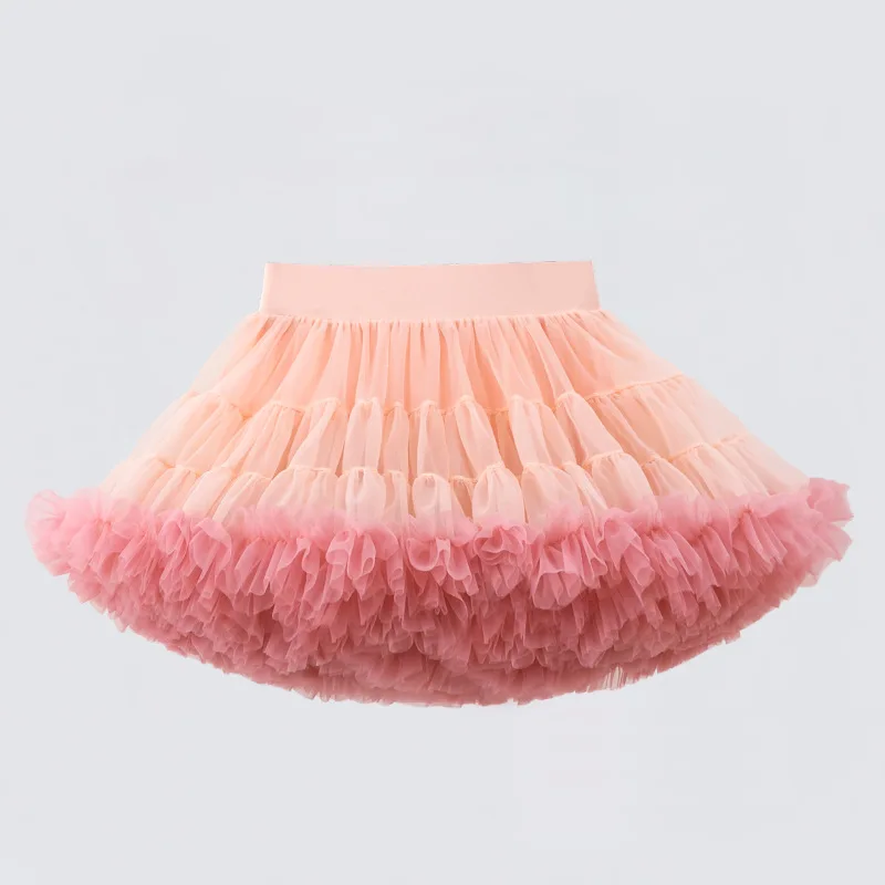 

3-8Years Lush Small Baby Girls Tutu Skirt for Kids Children Puffy Tulle Skirts for Girl Newborn Party Princess Girl Clothes B062