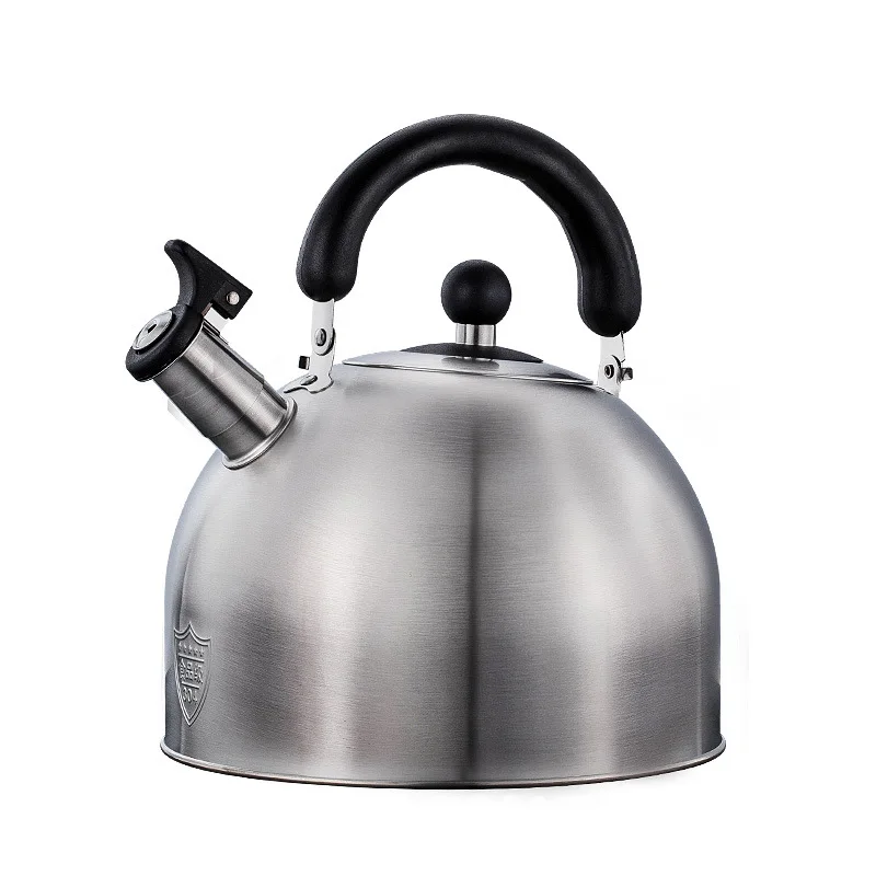 

BoutiqueStainless Steel Whistling Tea Kettle 2.5L Teapot For Coffee Tea Suitable For Gas Stove And Induction Cooker