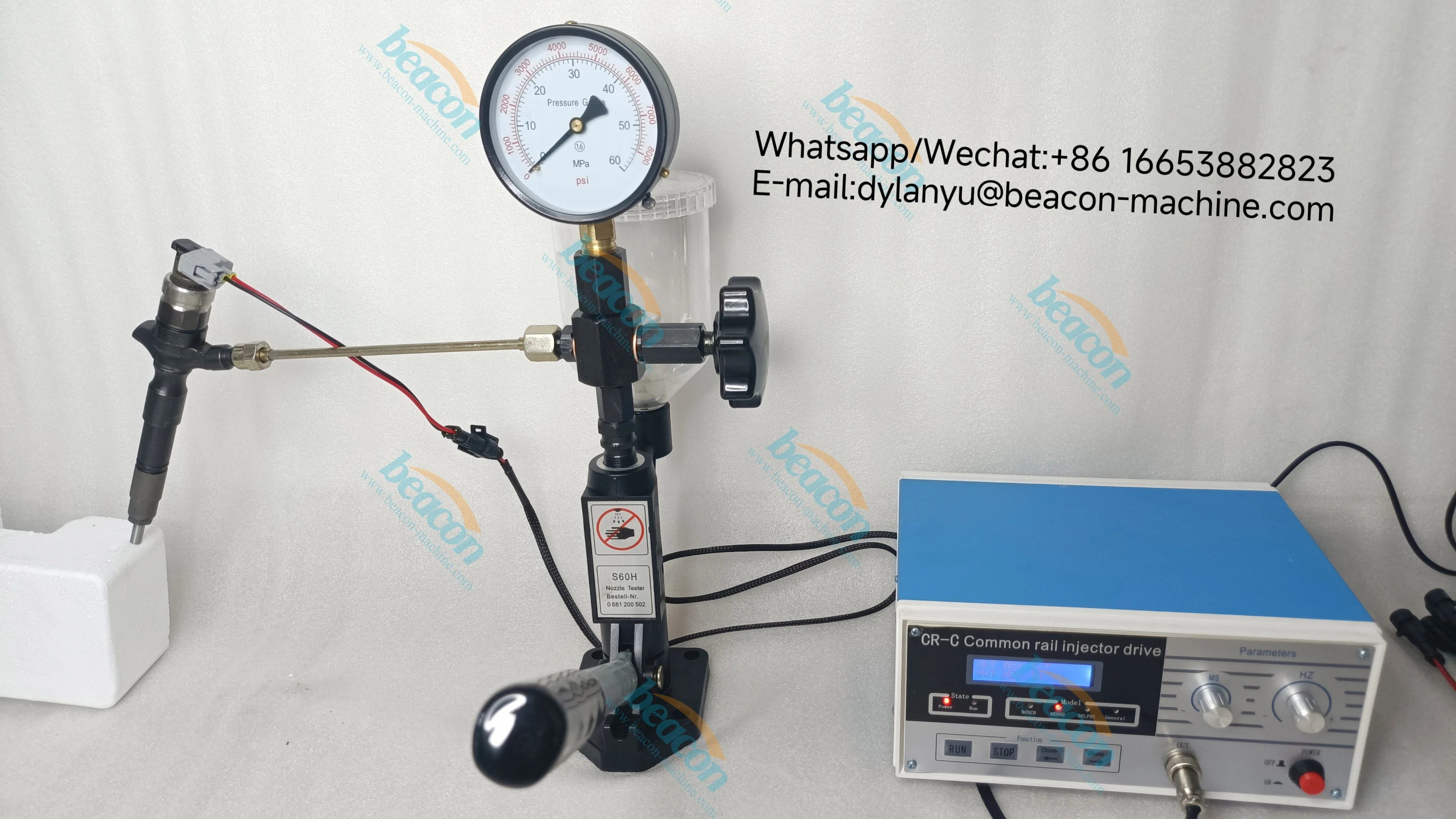 For Sale Beacon CR-C S60H Diesel Common Rail Injector Tester + Nozzle Tool