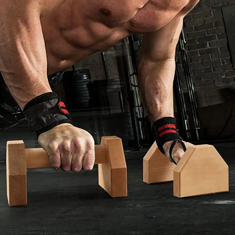 Деревянный параллельный напольный тренировочный брусок 2 шт. усиленный для