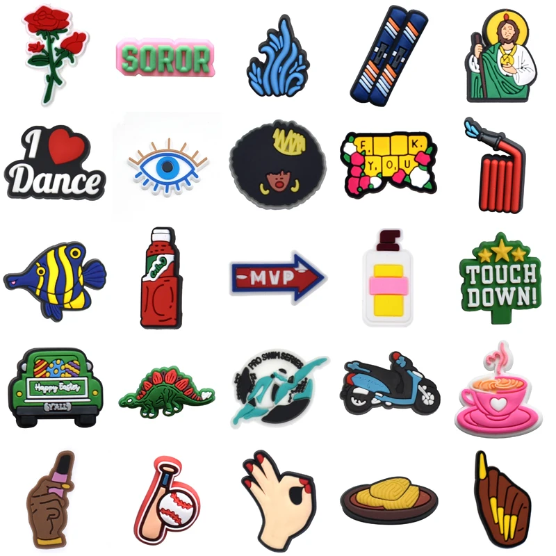 

Shoes Accessories Kids Shoe Charms Gifts Packs Para Pins Girl Wholesale Bulk Boy Decorations for Croc Women Charm Set Jeans Men