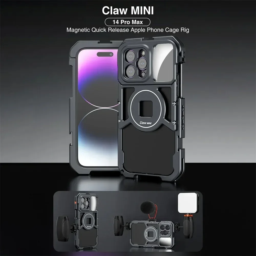 Магнитная быстросъемная клетка для телефона ручка видео видеоблога Iphone 14Pro Max