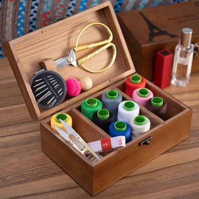 

Деревянный ящик для рукоделия