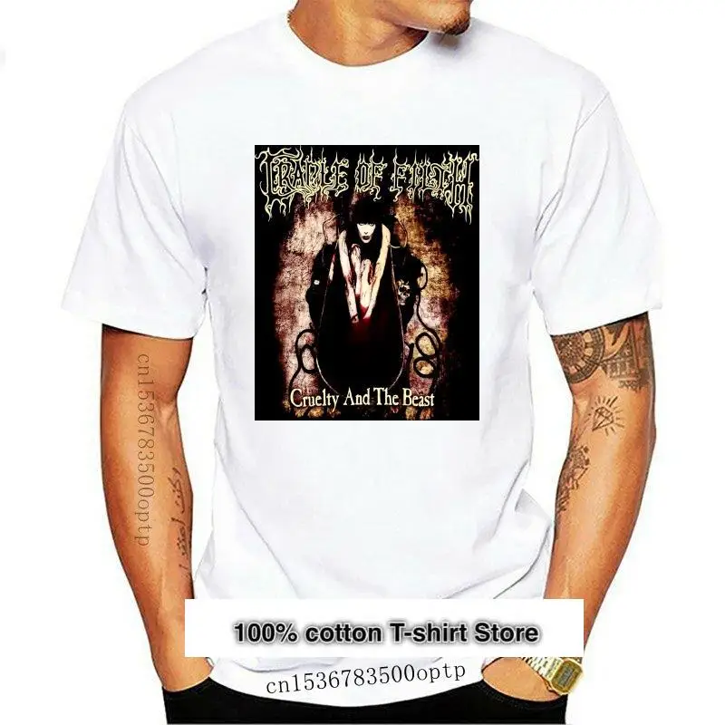 

Camiseta con estampado de cuna de la suciedad, camisa bestia S-XXL de Metal, 2021