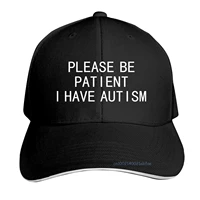 summer men women please be patient i have autism letter trucker cap leisure outdoor baseball caps unisex adjustable dad hats