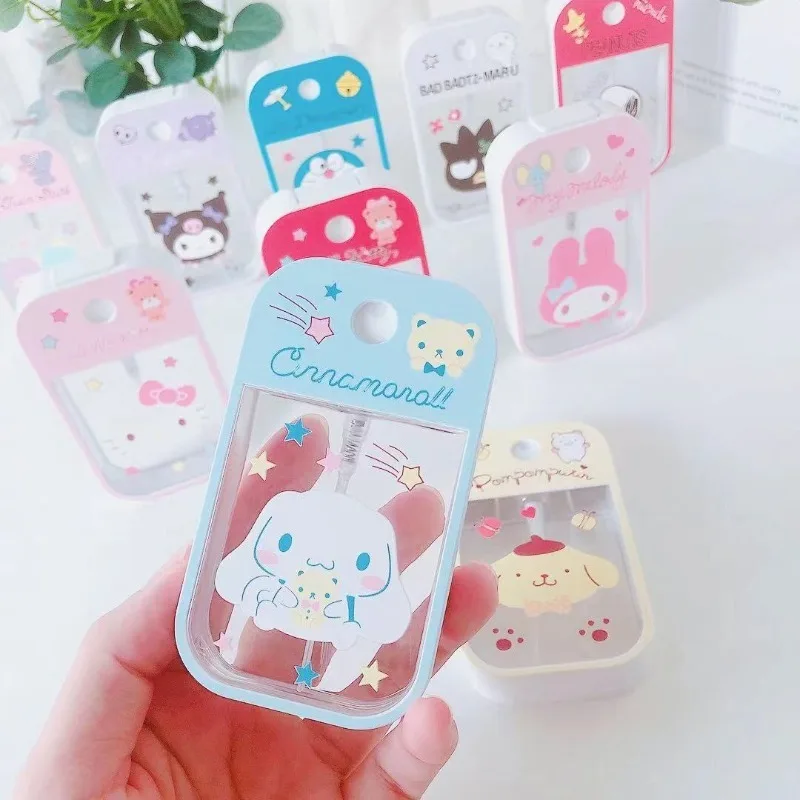 Sanrio Hello Kitty Kuromi 50 Мл Флакон Духов Милый Аниме Цветочный Дизайн Спирный Распылитель