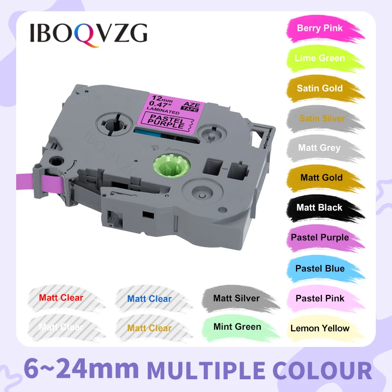 

IBOQVZG 1PK Compatible For TZ231 TZe631 221 231 Label Tape Matt Paper Tapes Standard Tapes for PT-H110 PT-D210 Label Printer