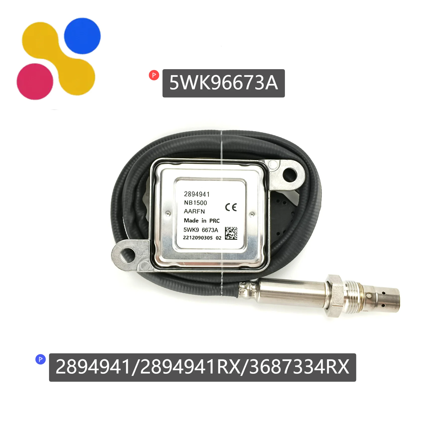 2894941 / RX/ 3687334 Датчик RX NOx 5WK96673A оригинальный новый датчик оксида азота Nox для