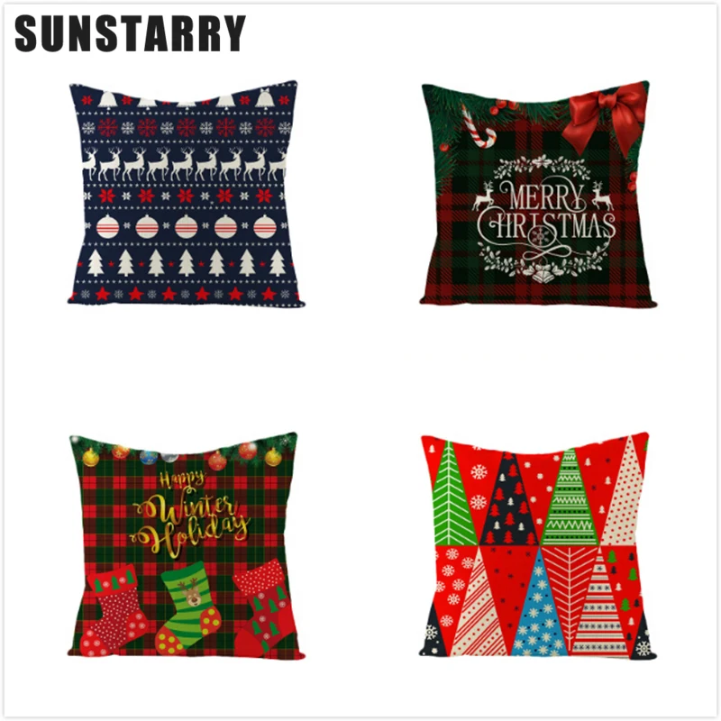 

Чехол для подушки, Рождественский чехол для дивана, кровати, домашний декор, чехол для подушки, чехол для подушки 45*45 см