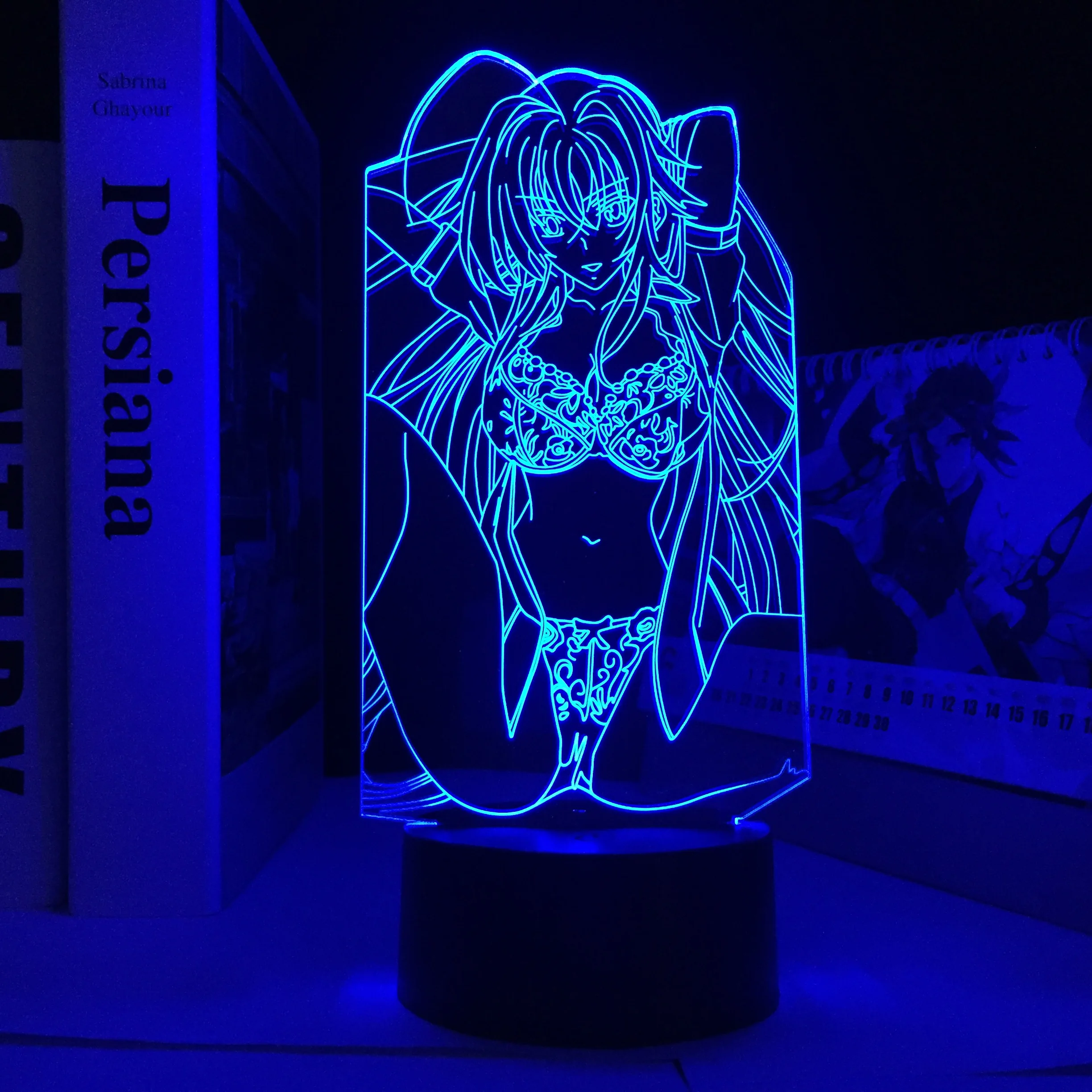 Ночник Rias Gremory для украшения спальни подарок на день рождения комнатный