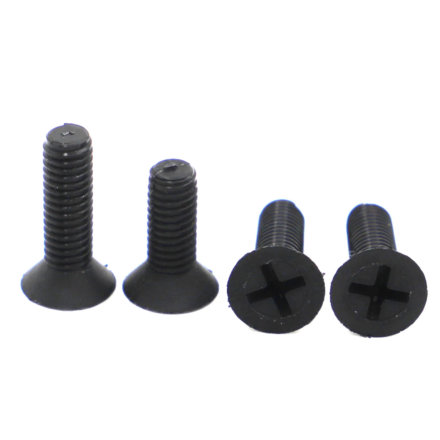 

10/20/50pcs Metric Black Flat Countersunk Head Phillips Screws Nylon Plastic Screw M2 M2.5 M3 M4 M5 M6 M8