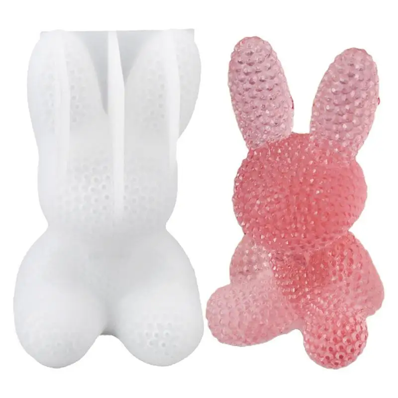 

Easter Silicone Molds Candle Silicone Molds For Candle Making Bunny Silicone Mold Epoxy Molds Resin For Soap Making Dessert Cake