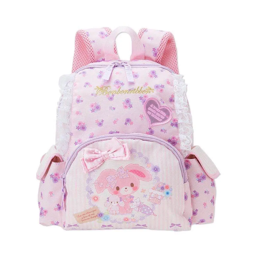 Cute Kawaii Bonbonribbon Backpack Children School Bags for Girls Bunny Anime Kindergarten School Backpacks Schoolbag Back Pack