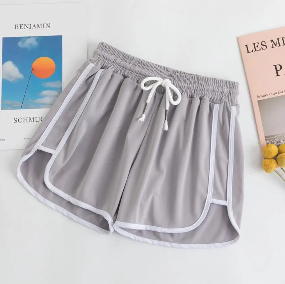 Универсальные женские короткие брюки летние повседневные свободные шорты для