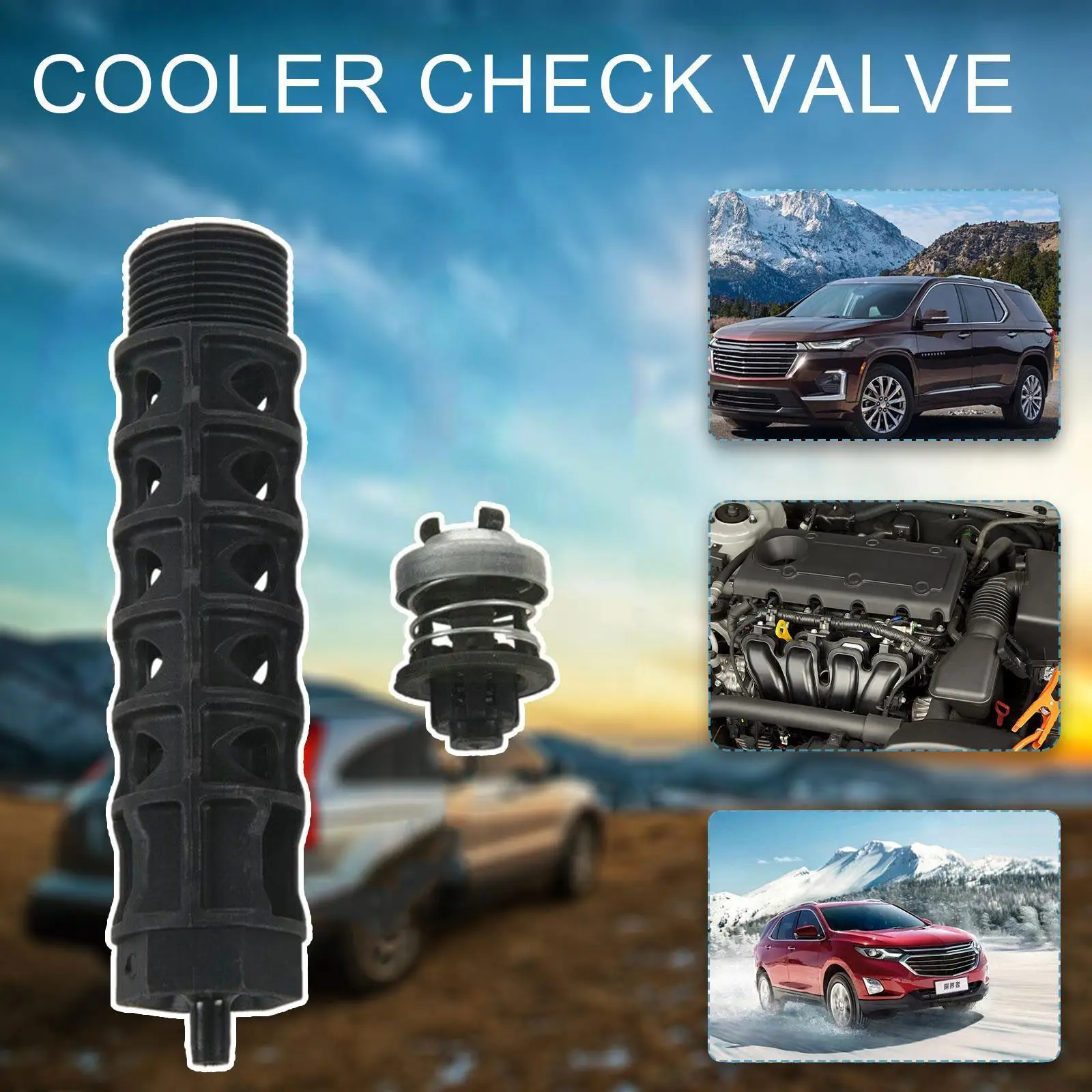 

1PCSOriginal Engine Oil Cooler Filter for Chevrolet Cruze Yinglang Cooler Check Valve Oil Radiator Bypass Valve Check Valve H9E0