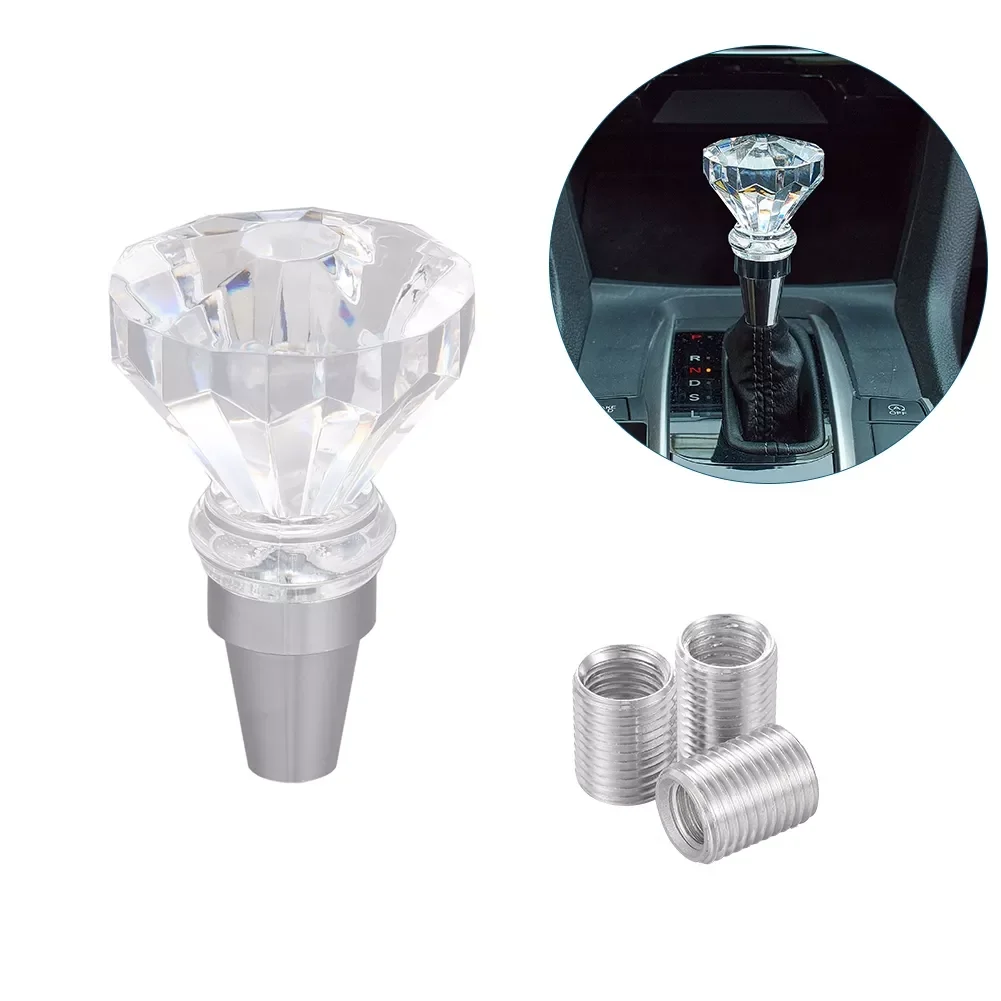 

Crystal Diamond Style Automatic Shift Knob Acrylic Manual Transmission Car Gear Stick Shifter Lever Shift Handle
