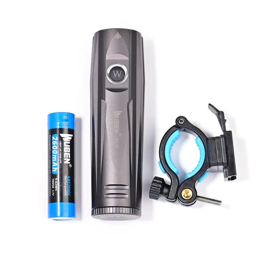 

WUBEN B2 Portable Bicycle Light Bicycle Flashlight 1300 Lumens Type-C Charging Port IP68 Dustproof and Waterproof for Cycling