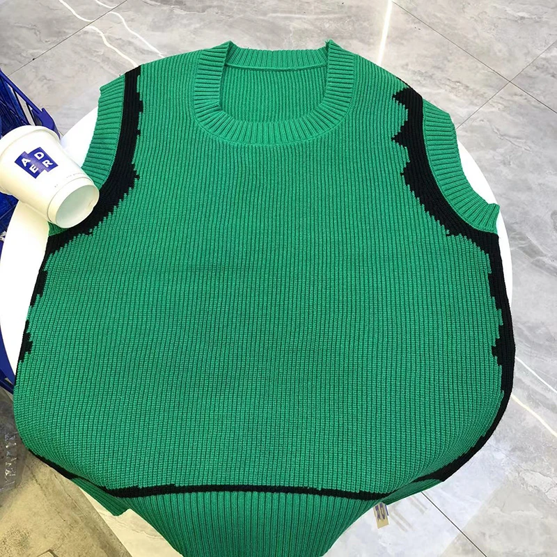 

ADER ERROR Knit Vest Korean Loose Men Women 1:1 Ader Error Sweater Vest