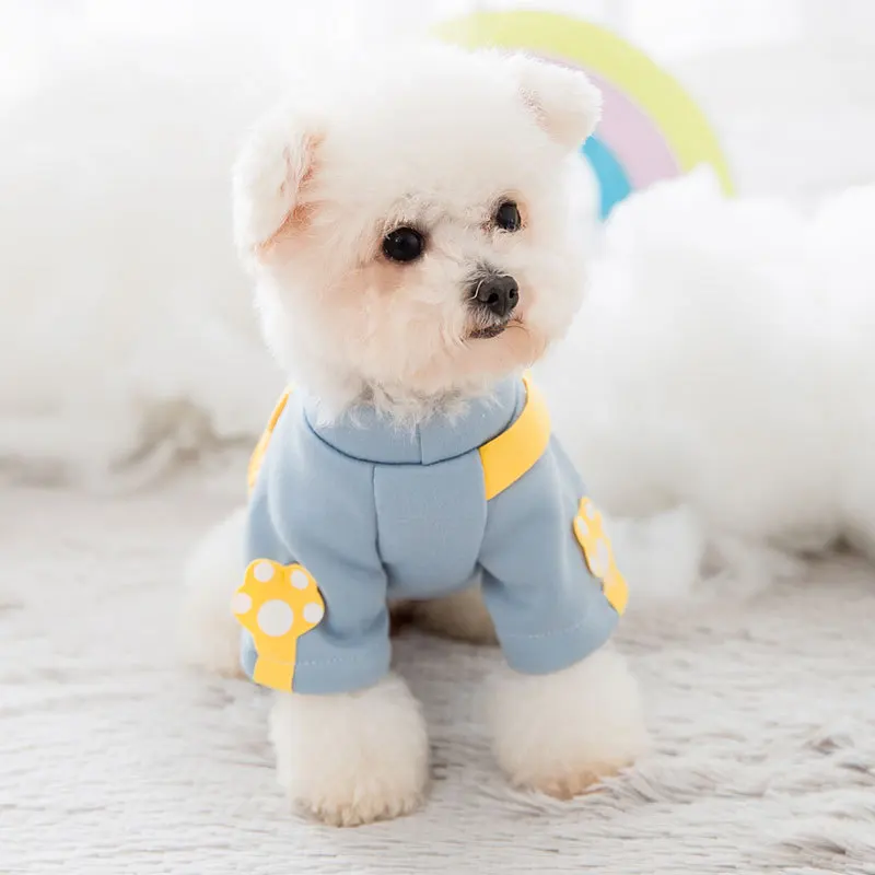 

Small Dog Sweater Autumn Cartoon Small Bear Backpack Dog Clothes for Small Dogs Boy and Medium Dogs