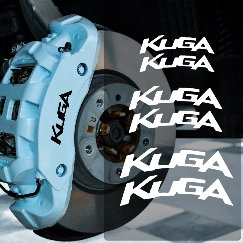 6 шт. декоративные наклейки для суппорта тормозного автомобильных колес KUGA MK1 MK2 MK3