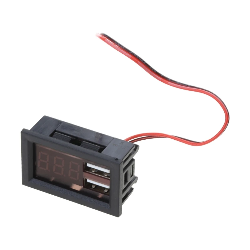 Цифровой панельный измеритель тока тестер батареи монитор напряжения двойной