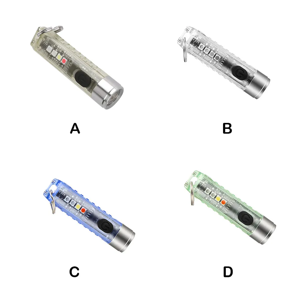

Mini Keychain Flashlight Emergency Keyring Lamp Small Waterproof Keyholder Light Camping Hiking Lights Accessory