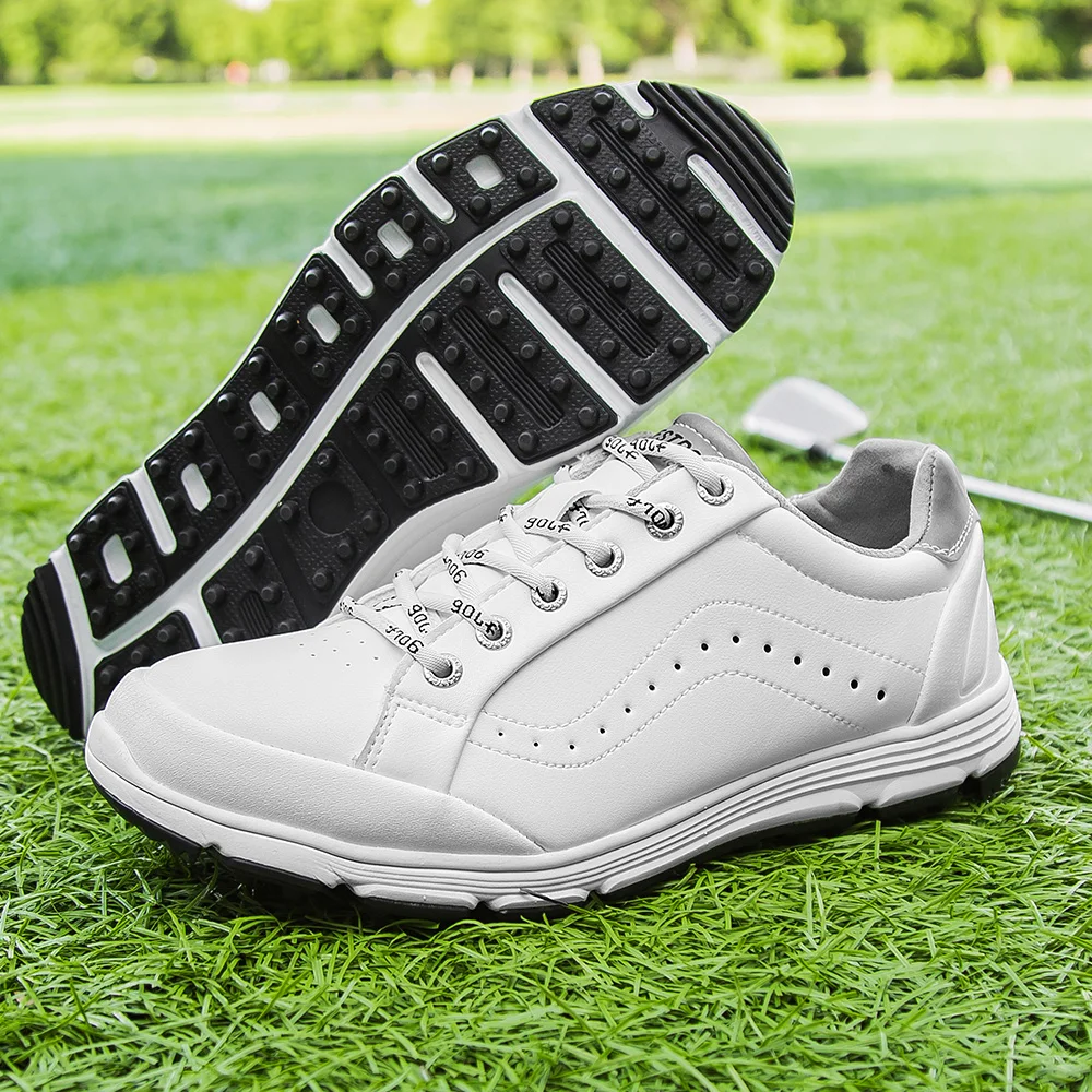 

Professional Golf Shoes for Men Big Size Mens Classic Spikeless Golf Training Sport Shoes New Spikeless Golf Trainers
