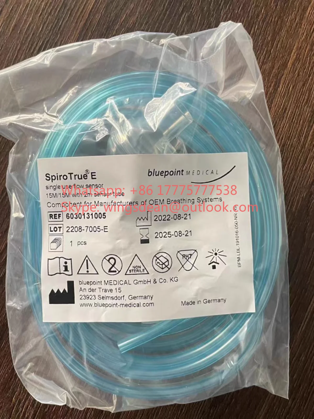 Blue Point Spiro True E REF 6030131005 Совместим с датчиком расхода G5 и C1 C2