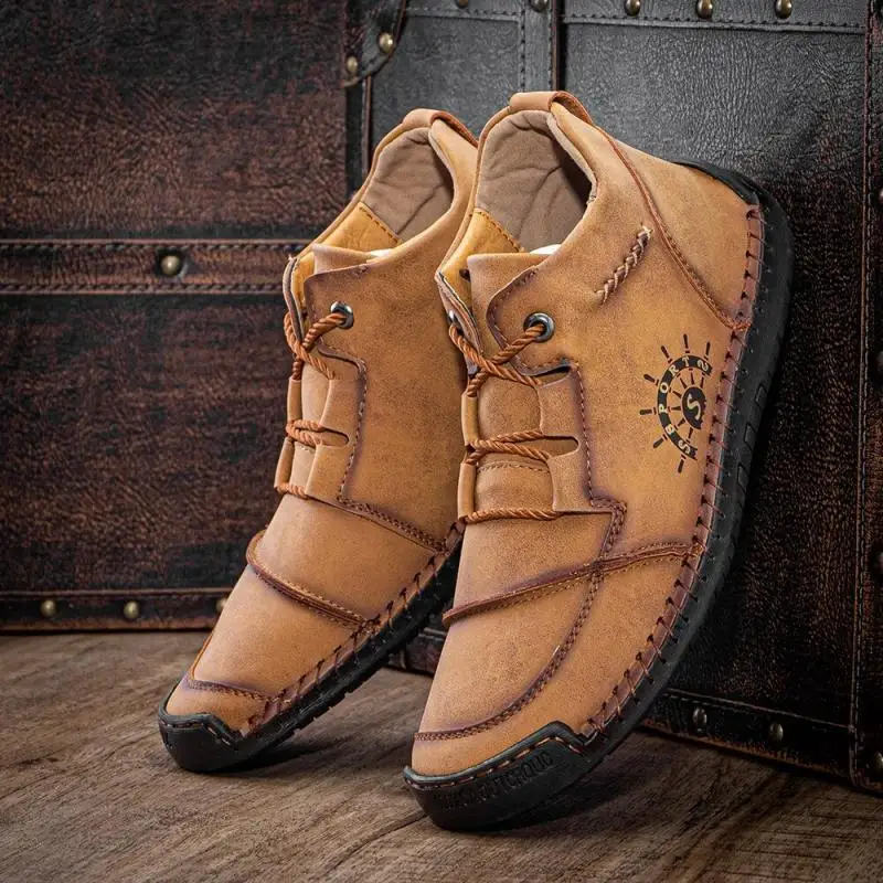 

Hard-Wearing Winter Breathable Flats Shoes Loafers Handmade Male Shoes Comfortable Casual Leather Shoes S12820-S12842 Morliron