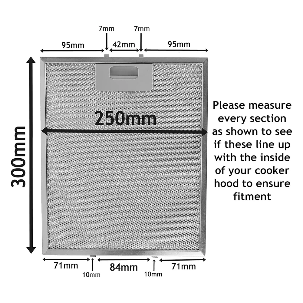 Алюминиевые сетчатые фильтры смазочные улучшенная фильтрация кухонные
